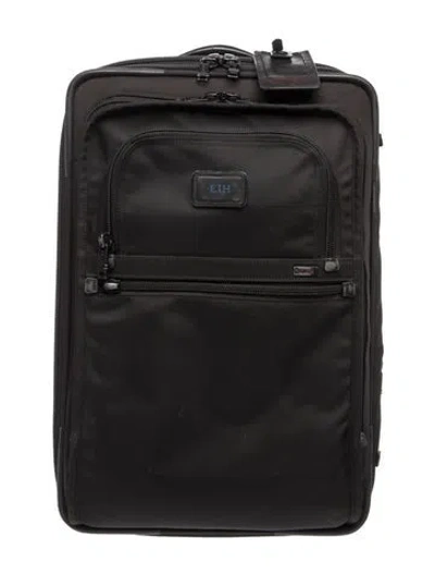 Pre-owned Tumi Soft-shell Rolling Suitcase In Black