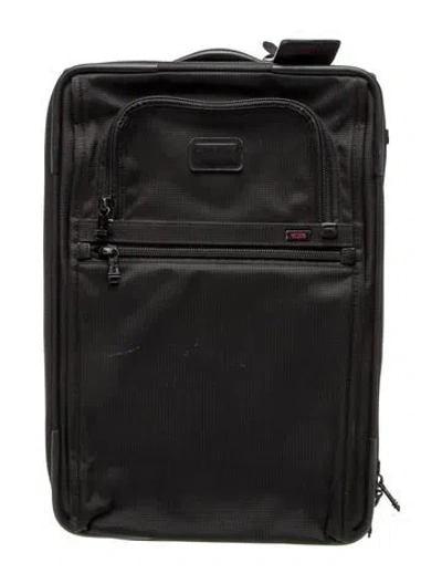 Pre-owned Tumi Solid Carry On In Black
