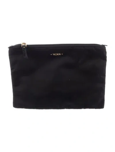 Pre-owned Tumi Solid Cosmetic Bag In Black