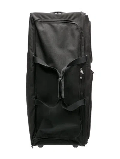 Pre-owned Tumi Solid Luggage In Black