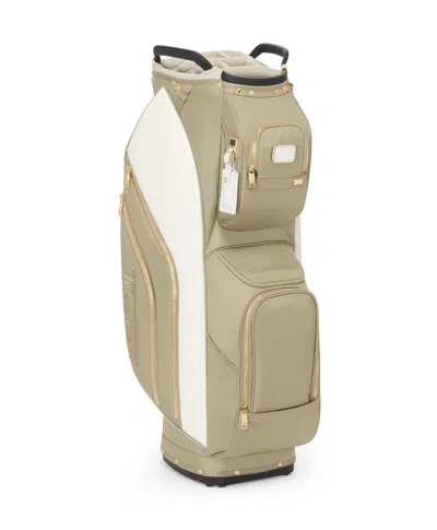Tumi Sport Golf Cart Bag In Off White/tan