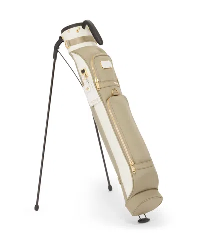 Tumi Sport Golf Range Bag In Off White/tan