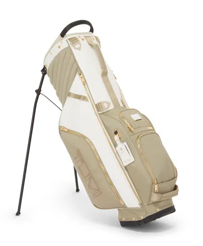 Tumi Sport Golf Stand Bag In Off White/tan