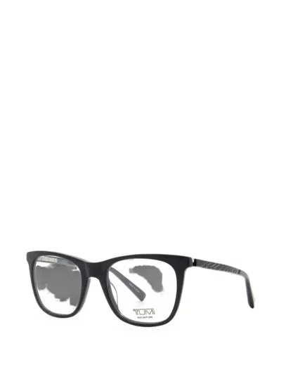 Tumi Square-frame Glasses In Black