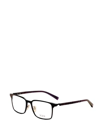Tumi Square-frame Glasses In Black