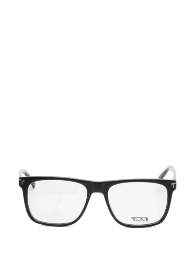 Tumi Square-frame Glasses In Black