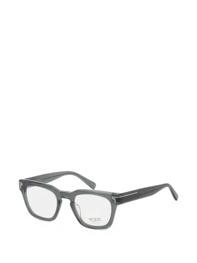 Tumi Square-frame Glasses In Gray