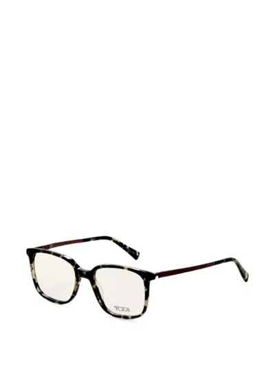Tumi Square-frame Tortoiseshell-effect Glasses In Multi