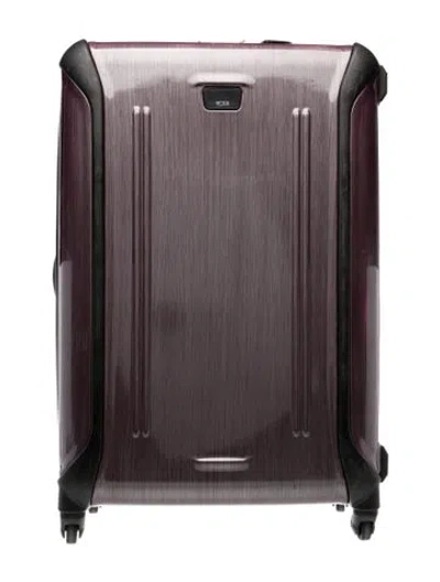 Pre-owned Tumi Suitcase In Black/purple