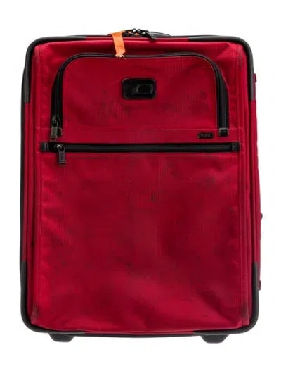 Pre-owned Tumi Suitcase In Red