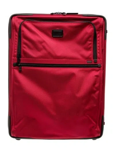 Pre-owned Tumi Suitcase In Red