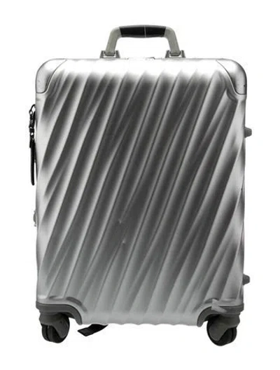 Pre-owned Tumi Suitcase In Silver