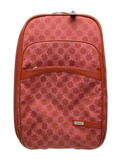 Pre-owned Tumi Suitcases In Orange