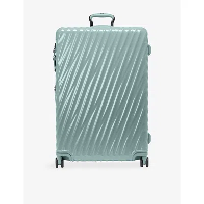 Tumi Thyme 19 Degree Extended Trip 4-wheel Expandable Checked Suitcase 76 Cm In Green