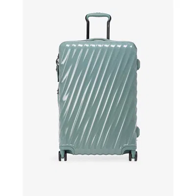 Tumi Thyme 19 Degree Short Trip Expandable Checked Luggage 4-wheel Suitcase 66cm In Green