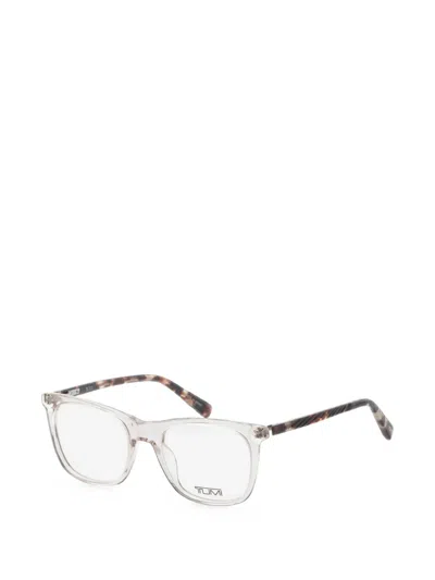 Tumi Tortoiseshell-effect Square-frame Glasses In Yellow