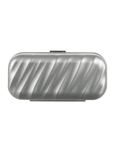 Pre-owned Tumi Travel Case In Silver