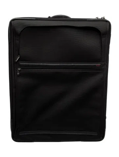 Pre-owned Tumi Travel Nylon Rolling Suitcase In Black