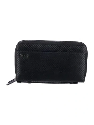 Pre-owned Tumi Travel Wallet In Black