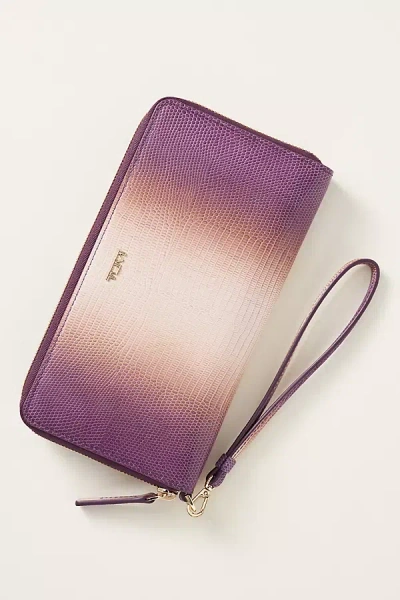 Tumi Travel Wallet In Purple