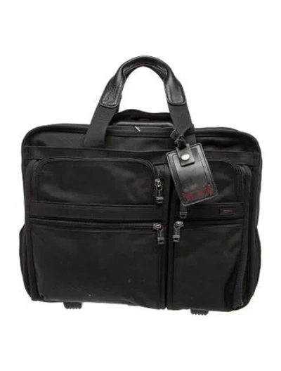 Pre-owned Tumi Two Wheeled Carry On In Black