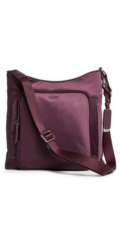 Tumi Tyler Crossbody Bag Rosewood In Burgundy