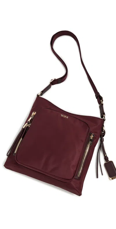Tumi Tyler Crossbody Bag Wine In Burgundy