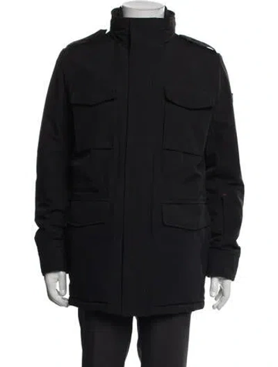 Pre-owned Tumi Utility Jacket In Black
