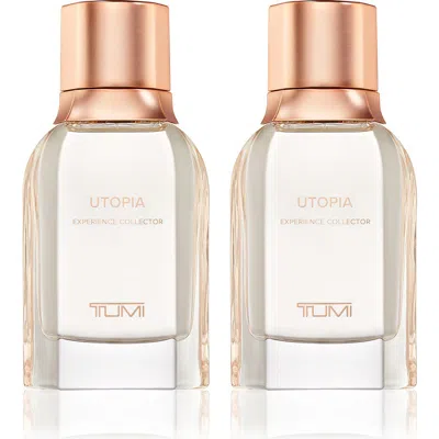 Tumi Utopia Experience Collector Extrait De Parfum Duo $190 Value In Transparent