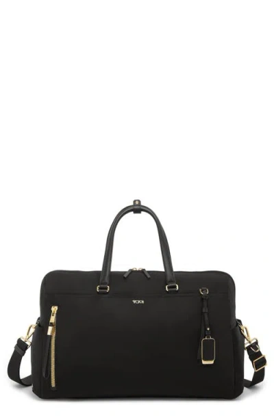 Tumi Venice Duffle Bag In Black/gold