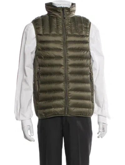 Pre-owned Tumi Vest In Green