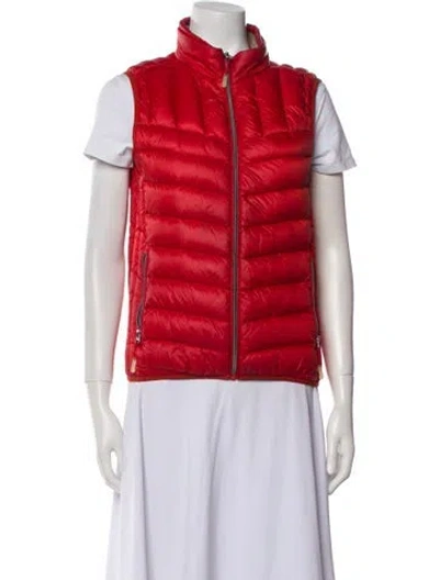 Pre-owned Tumi Vest In Red