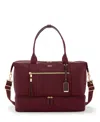 Tumi Voyageur 12.5" Contine Weekender Duffel Bag In Burgundy