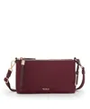 Tumi Voyageur Adela Nylon Crossbody Bag In Burgundy