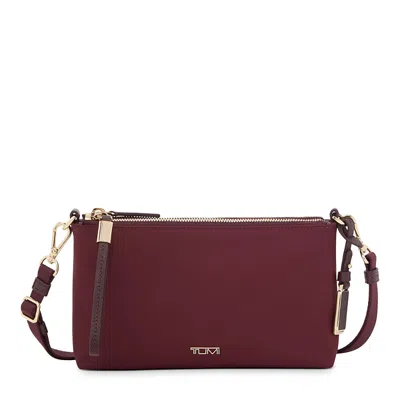 Tumi Voyageur Adela Crossbody In Burgundy