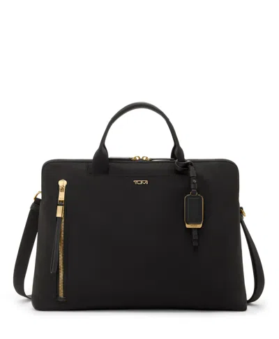 Tumi Voyageur Benin Laptop Carrier In Black/gold