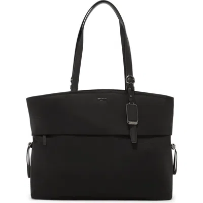 Tumi Voyageur Cam Large Tote Bag In Black/ Gunmetal
