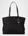 Tumi Voyageur Cam Large Tote Bag In Black/gold