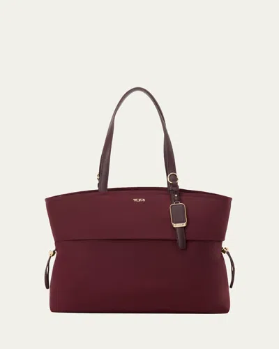 Tumi Voyageur Cam Large Tote Bag In Burgundy