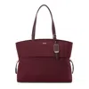 Tumi Voyageur Cam Large Tote In Burgundy