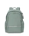 Tumi Celina Logo-plaque Zip-fastening Backpack In Green