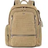Tumi Voyageur Celina Backpack In Wheat Croc Suede