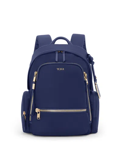 Tumi Voyageur Celina Medium Backpack In Indigo/light Gold