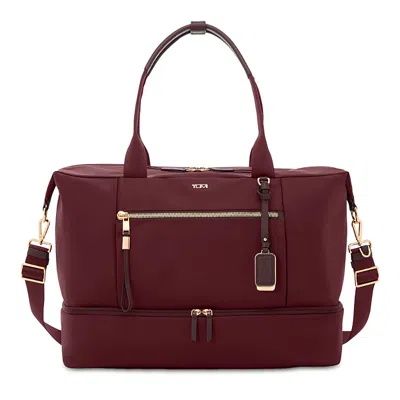 Tumi Voyageur Contine Large Weekender In Burgundy