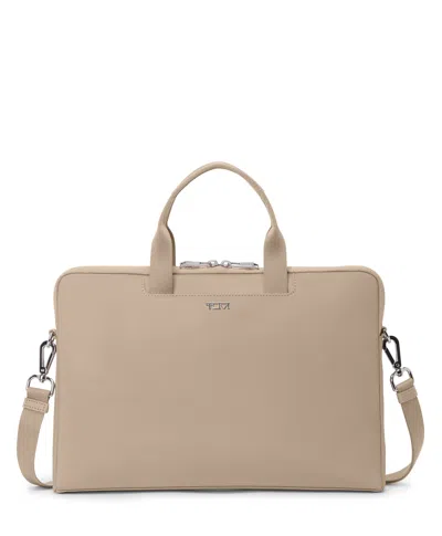 Tumi Voyageur Dakota Laptop Crossbody In Oat