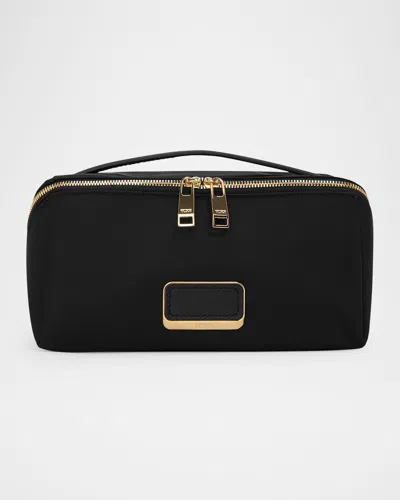Tumi Voyageur Dallas Cosmetic Bag In Black/gold