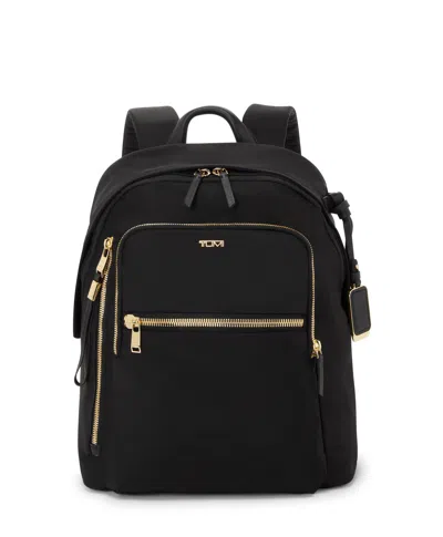 Tumi Voyageur Halsey Backpack In Black/gold