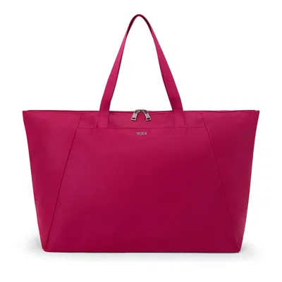 Tumi Voyageur Just In Case Large Zip Tote Bag In Fuchsia