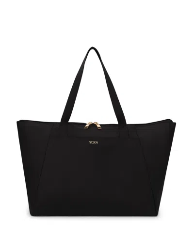 Tumi Voyageur Just In Case Medium Tote In Black/gold