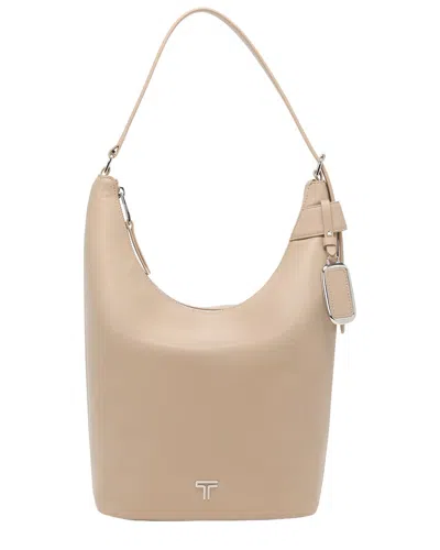 Tumi Voyageur Leather Evora Medium Hobo Bag In Brown